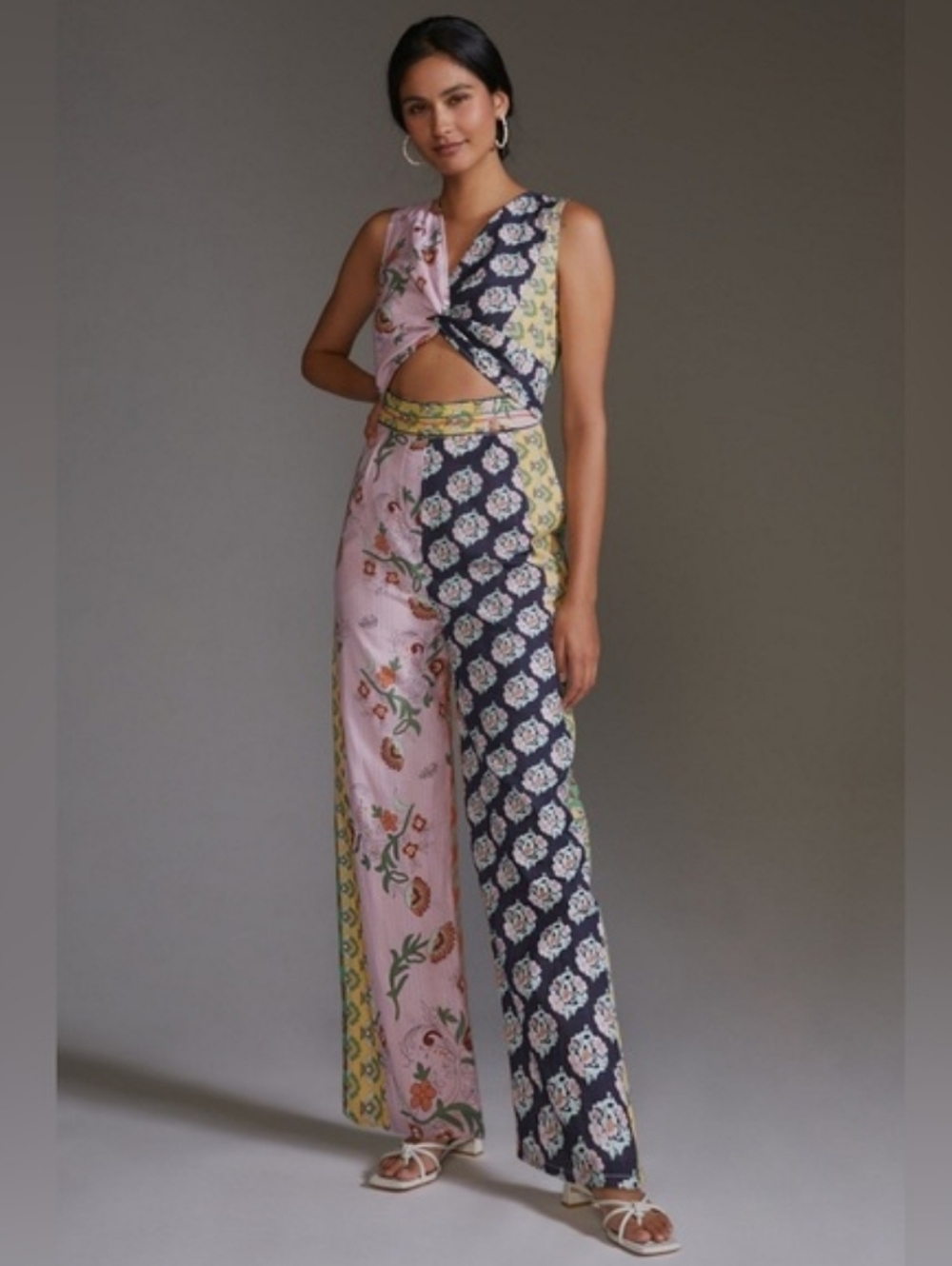 NWT Llani + Anthropologie Printed Jumpsuit size M